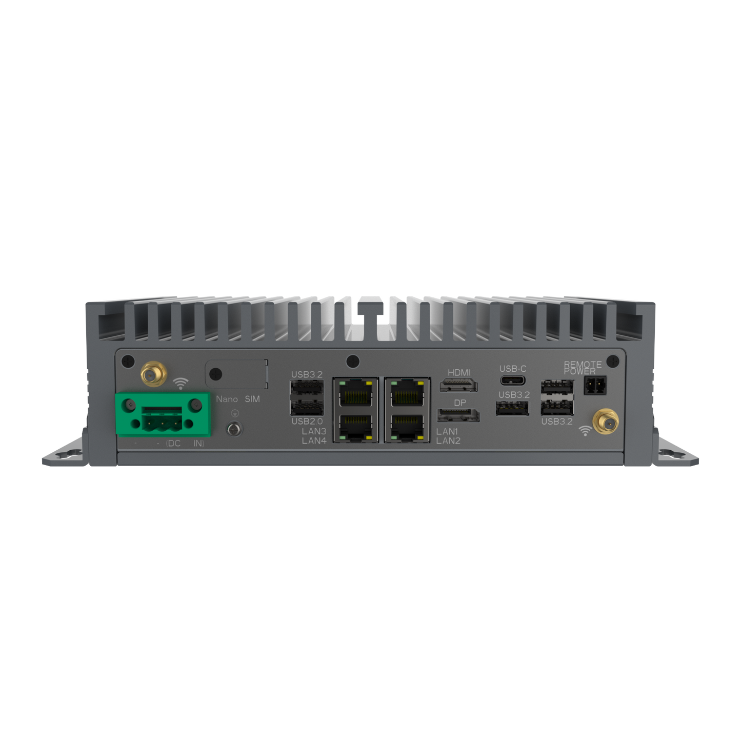CPT100-155U: SFF Fanless Embedded Computer with 4 x 2.5GbE, 4 x COM, PoE Option