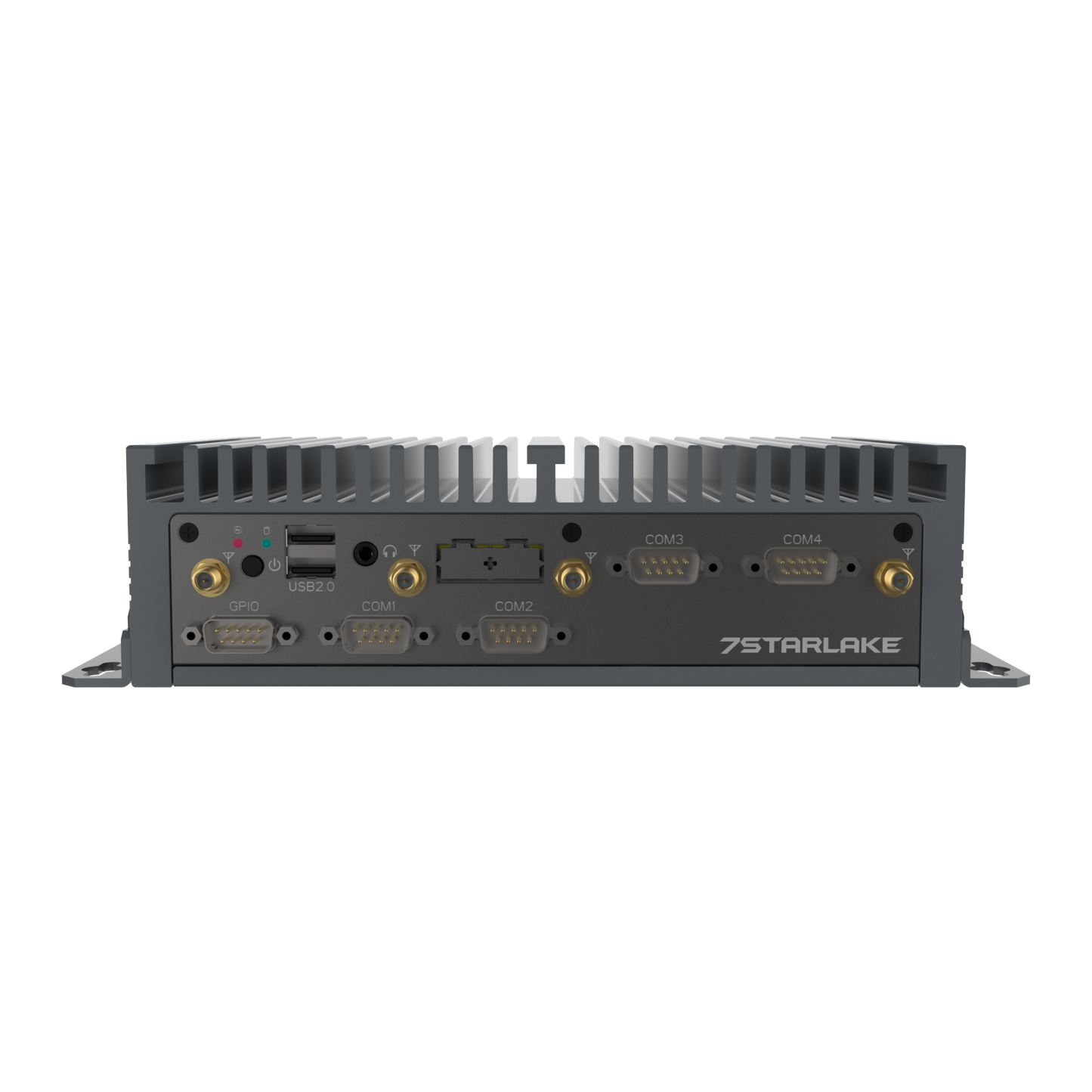 CPT100-155U: SFF Fanless Embedded Computer with 4 x 2.5GbE, 4 x COM, PoE Option