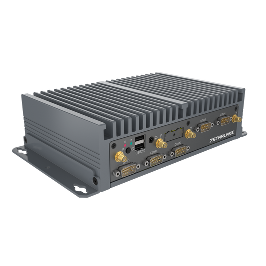CPT100-155U: SFF Fanless Embedded Computer with 4 x 2.5GbE, 4 x COM, PoE Option
