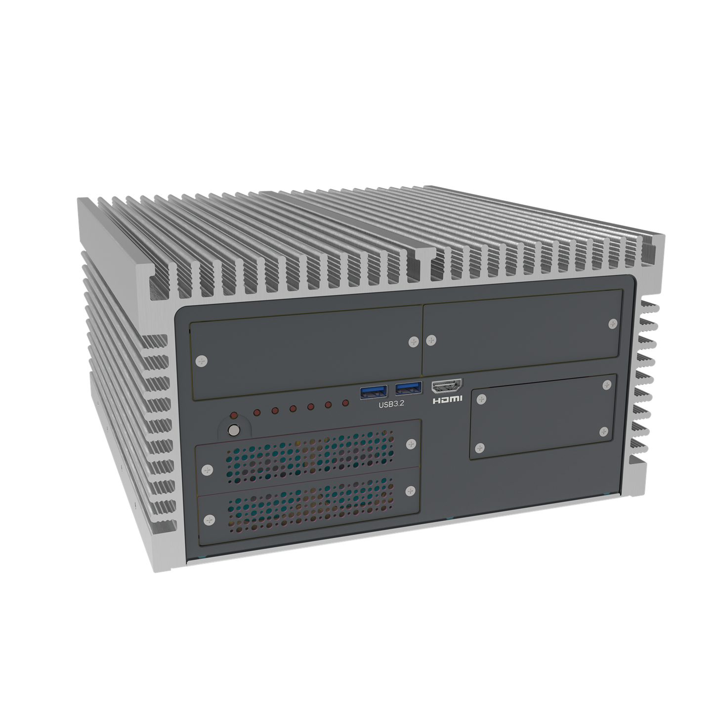 CPT200-L: Industrial Fanless Embedded Computer with 4 x 2.5GbE, 3 x COM, Triple Display, 2 x Expansion Door