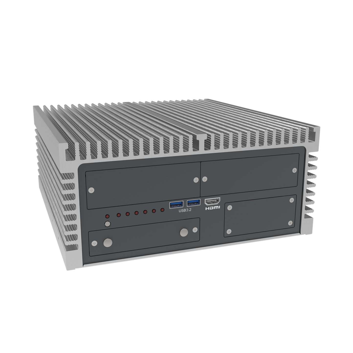 CPT200-S: Industrial Fanless Embedded Computer with 4 x 2.5GbE, 3 x COM, Triple Display, 2 x Expansion Door
