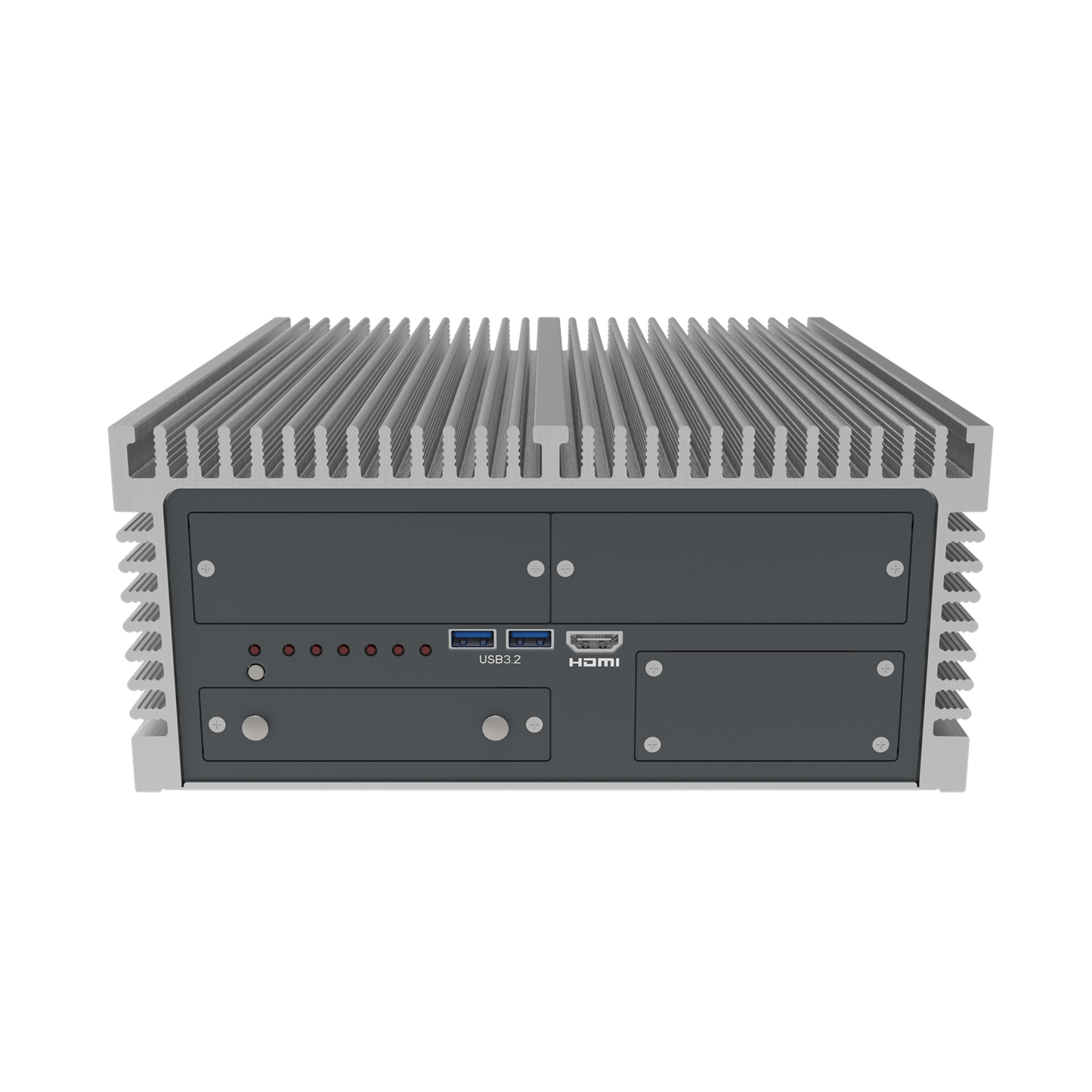 CPT200-S: Industrial Fanless Embedded Computer with 4 x 2.5GbE, 3 x COM, Triple Display, 2 x Expansion Door