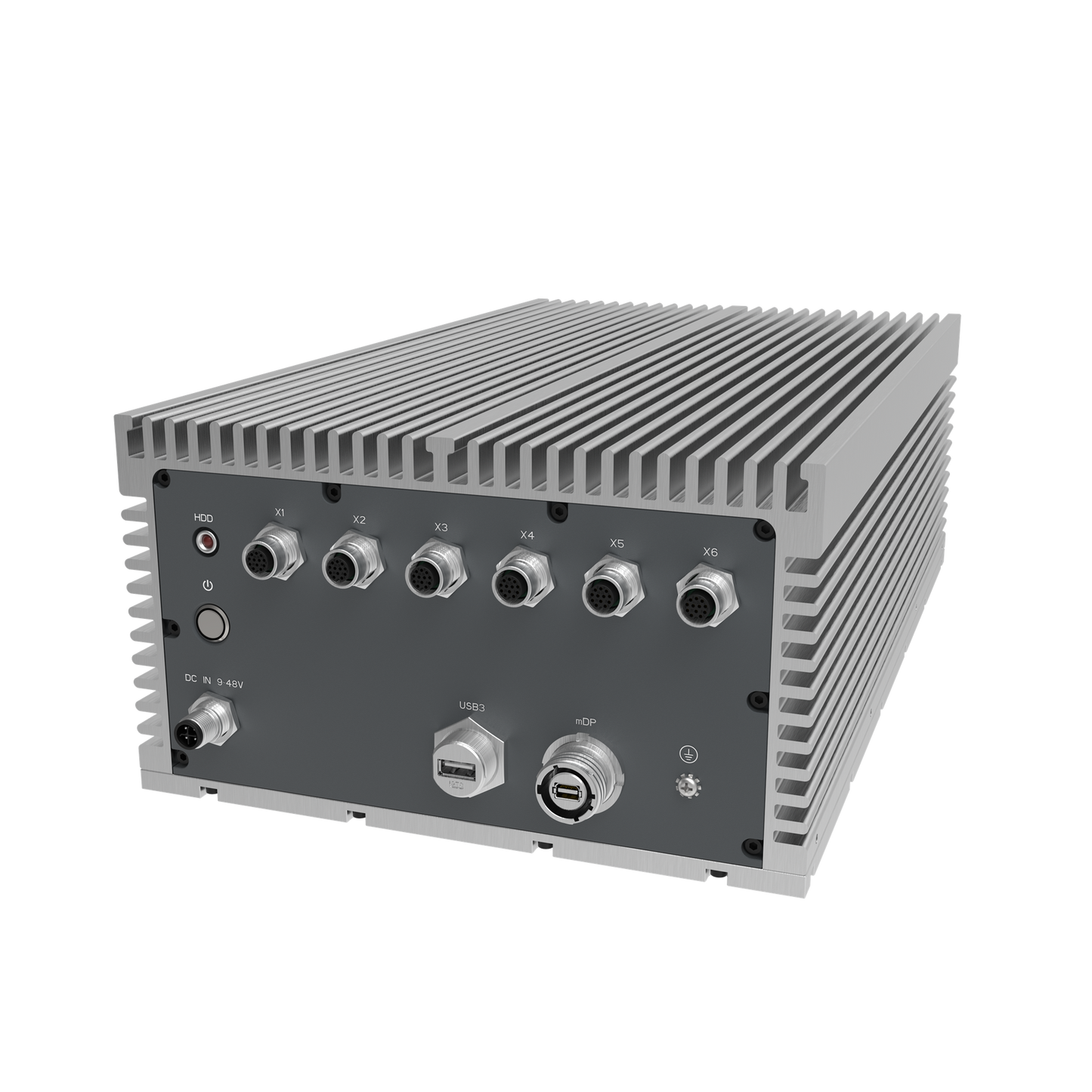 CPT200X1:  IP66 Waterproof Fanless Embedded Computer with 4 x 2.5GbE w/M12,1 x miniDP w/M20, 1 x USB3.0 w/M20