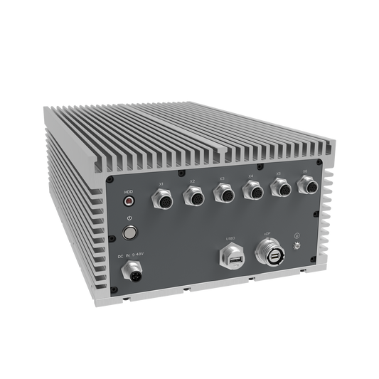 CPT200X1:  IP66 Waterproof Fanless Embedded Computer with 4 x 2.5GbE w/M12,1 x miniDP w/M20, 1 x USB3.0 w/M20