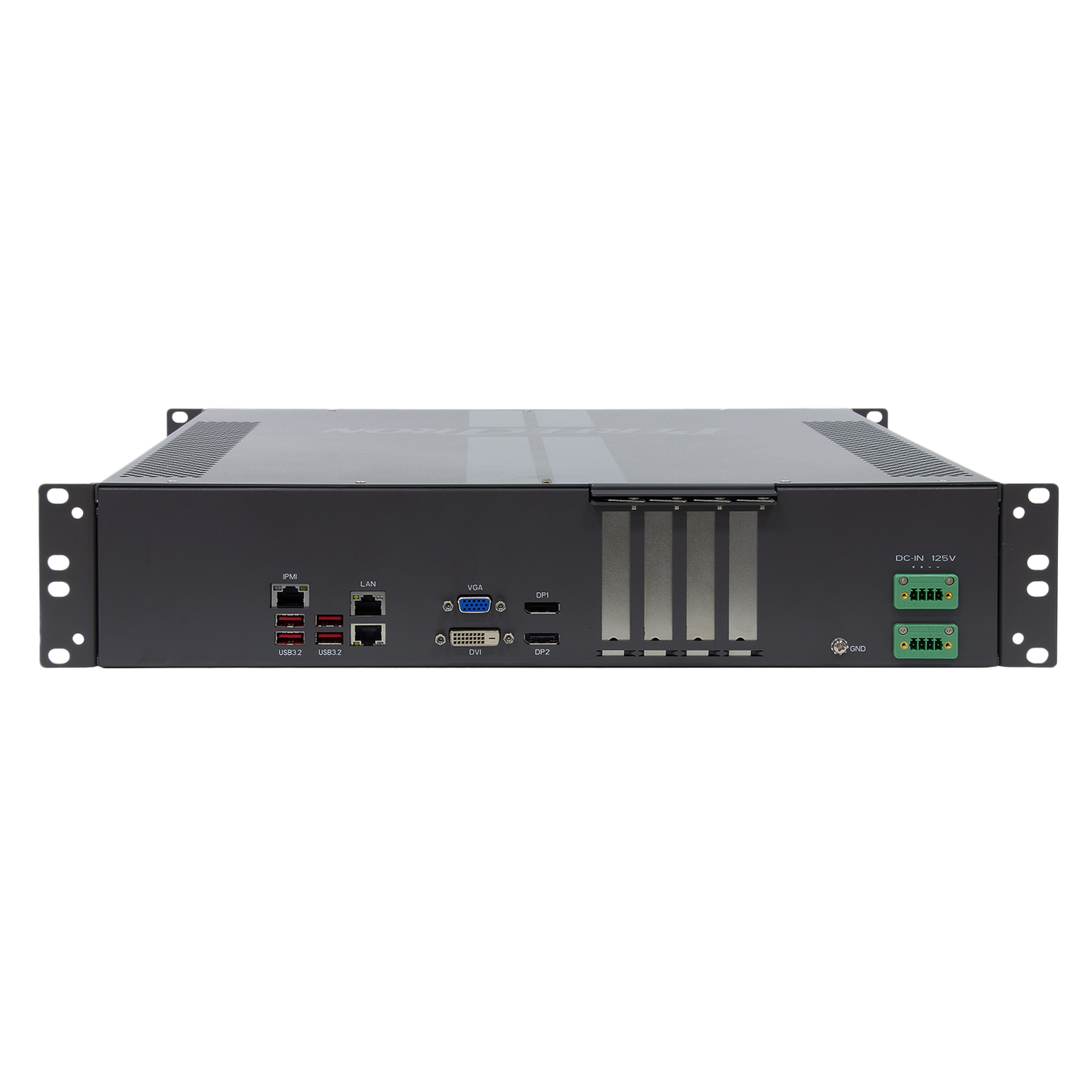 SCH400-BB: 2U 19" Smart Grid Fanless Rackmount  Server with 3 x PCIe Expansion, Redundant AC Input 100~240V, 4 x Swappable SSD support RAID 0/1/5/10