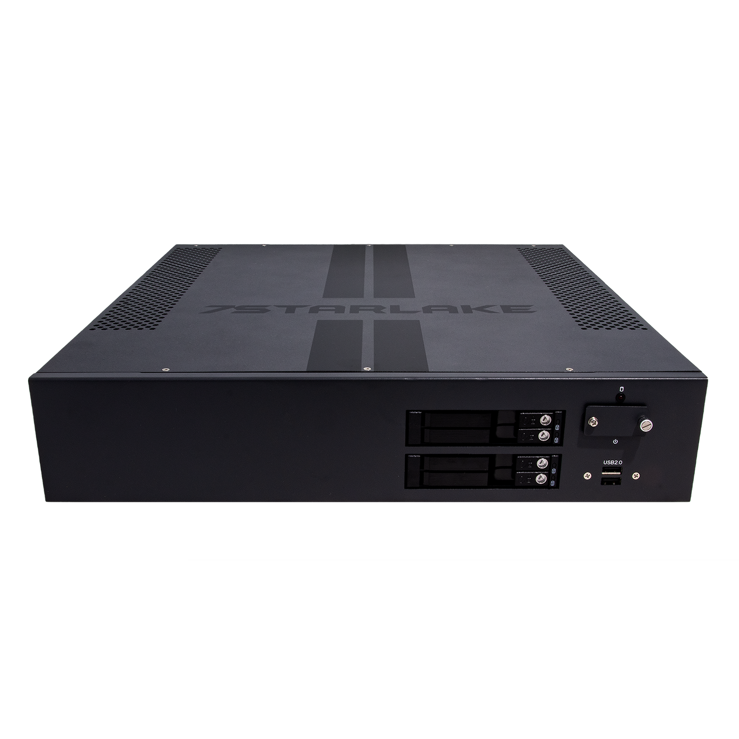 SCH400-AA: 2U 19" Smart Grid Fanless Rackmount  Server with 3 x PCIe Expansion, Redundant DC Input 9~36V, 4 x Swappable SSD support RAID 0/1/5/10