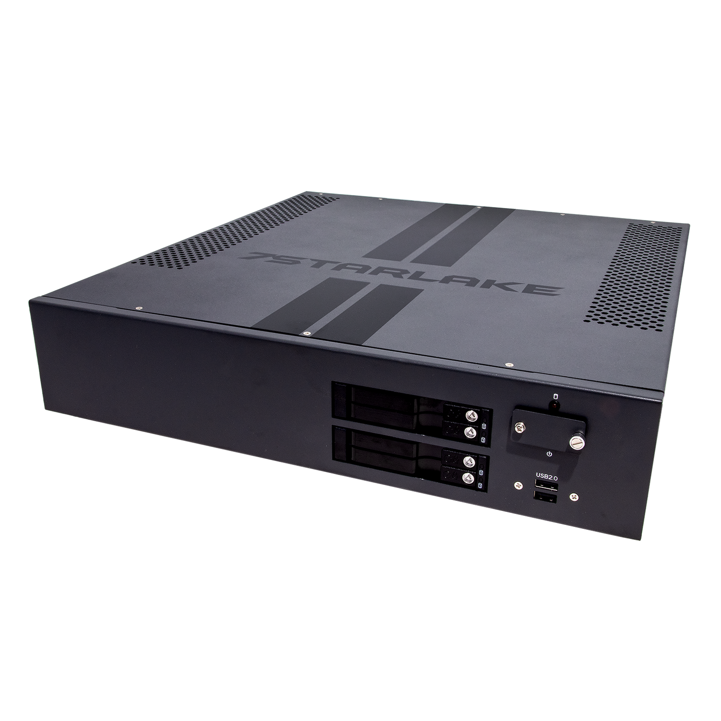 SCH400-AA: 2U 19" Smart Grid Fanless Rackmount  Server with 3 x PCIe Expansion, Redundant DC Input 9~36V, 4 x Swappable SSD support RAID 0/1/5/10