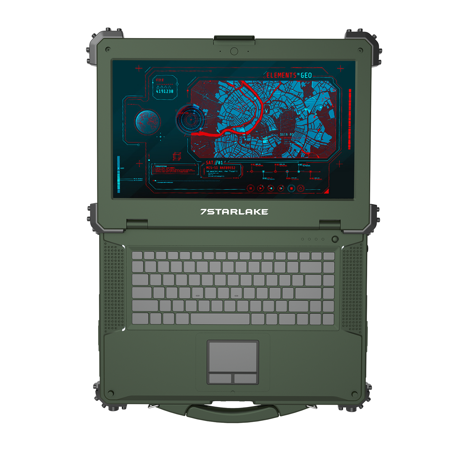 X7-Pro PIA50 Military Laptop | Core i7, RTX ADA 5000 GPU, Multi-Touch, MIL-38999 Connectors