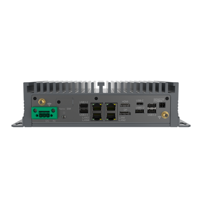 CPT100-155U: SFF Fanless Embedded Computer with 4 x 2.5GbE, 4 x COM, PoE Option