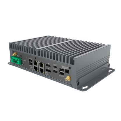 CPT100-155U: SFF Fanless Embedded Computer with 4 x 2.5GbE, 4 x COM, PoE Option