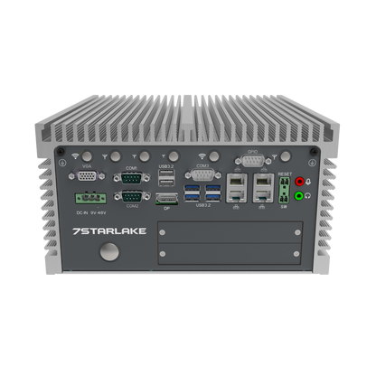 CPT200-L: Industrial Fanless Embedded Computer with 4 x 2.5GbE, 3 x COM, Triple Display, 2 x Expansion Door
