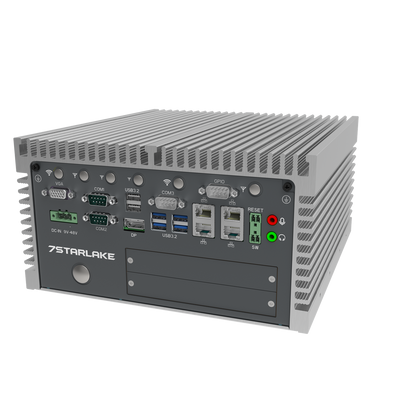 CPT200-L: Industrial Fanless Embedded Computer with 4 x 2.5GbE, 3 x COM, Triple Display, 2 x Expansion Door