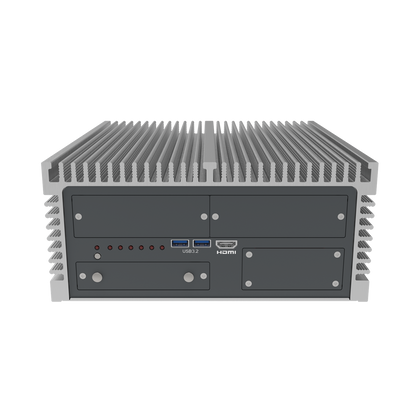 CPT200-S: Industrial Fanless Embedded Computer with 4 x 2.5GbE, 3 x COM, Triple Display, 2 x Expansion Door