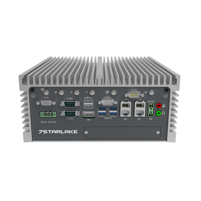 CPT200-S: Industrial Fanless Embedded Computer with 4 x 2.5GbE, 3 x COM, Triple Display, 2 x Expansion Door
