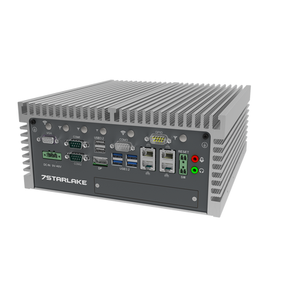 CPT200-S: Industrial Fanless Embedded Computer with 4 x 2.5GbE, 3 x COM, Triple Display, 2 x Expansion Door