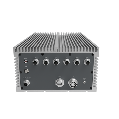 CPT200X1:  IP66 Waterproof Fanless Embedded Computer with 4 x 2.5GbE w/M12,1 x miniDP w/M20, 1 x USB3.0 w/M20