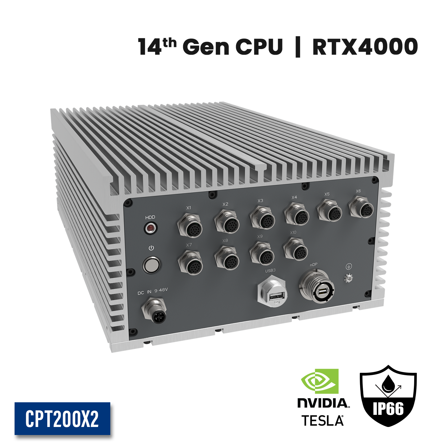 CPT200X2: IP66 Waterproof Fanless Embedded GPU Computer with 4 x 2.5Gb ...