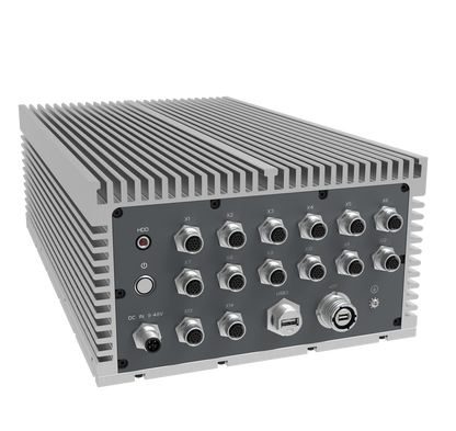 CPT200X3:  IP66 Waterproof Fanless Embedded Computer with 4 x 2.5GbE w/M12,1 x miniDP w/M20, 1 x USB3.0 w/M20, 4 x POE w/M12, 2 x CANBUS/8 bit-DIDO w/M12