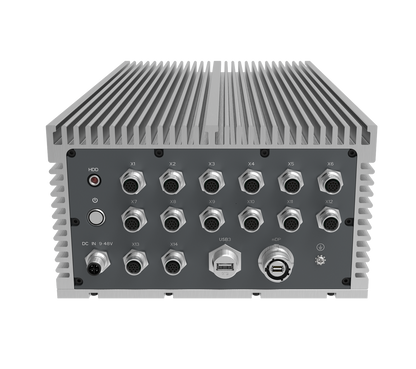 CPT200X3:  IP66 Waterproof Fanless Embedded Computer with 4 x 2.5GbE w/M12,1 x miniDP w/M20, 1 x USB3.0 w/M20, 4 x POE w/M12, 2 x CANBUS/8 bit-DIDO w/M12