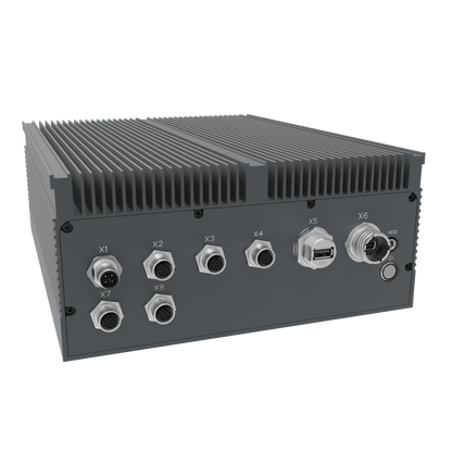 IV320-RS-X: Full IP65 Rugged AI Edge Computer with 2 x 2.5GbE w/M12,1 x miniDP w/M20,  1 x USB3.0 w/M20, DC-IN 18~36V