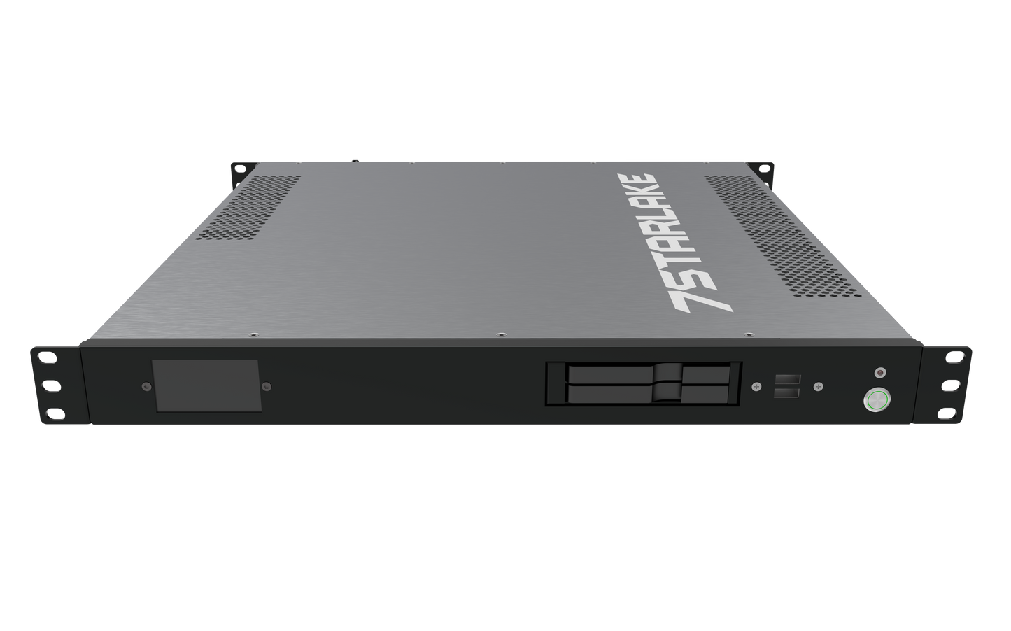ROC286AA: 1U Fanless Rackmount Server with 2 x COM, 6 x USB, Redundant DC-IN 9~36V