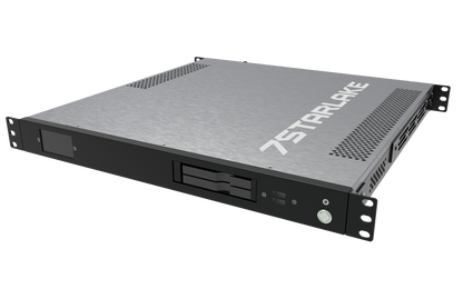 ROC286A: 1U Fanless Rackmount Server with 2 x COM, 6 x USB, DC-IN 9~36V
