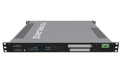 ROC286A: 1U Fanless Rackmount Server with 2 x COM, 6 x USB, DC-IN 9~36V