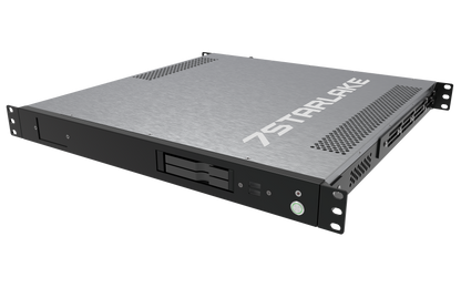 ROC286BB: 1U Fanless Rackmount Server with 2 x COM, 6 x USB, Redundant AC-IN 90~260V