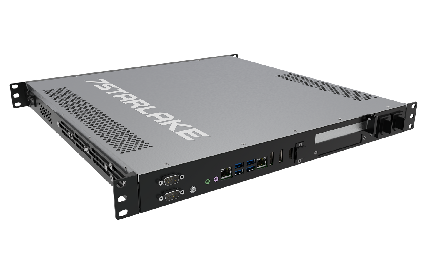 ROC286BB: 1U Fanless Rackmount Server with 2 x COM, 6 x USB, Redundant AC-IN 90~260V