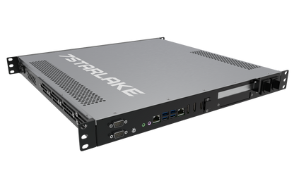 ROC286BB: 1U Fanless Rackmount Server with 2 x COM, 6 x USB, Redundant AC-IN 90~260V