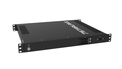 ROC288AA: 1U Fanless Rackmount Server with 3 x LAN, 8 x USB, 4 x Display, Redundant DC-IN 16~31V