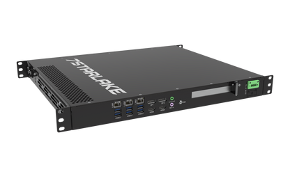 ROC288A: 1U Fanless Rackmount Server with 3 x LAN, 8 x USB, 4 x Display, DC-IN 16~31V