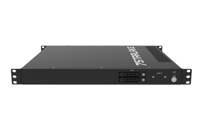 ROC288B: 1U Fanless Rackmount Server with 3 x LAN, 8 x USB, 4 x Display, AC-IN 100~240V