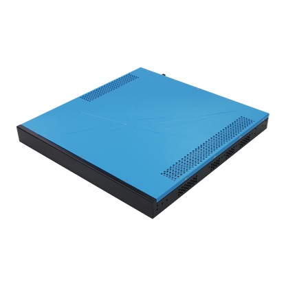 SCH202: 1U Fanless Power Automation Computer with 8 x COM, 2 x 10GbE, Redundant 125V DC