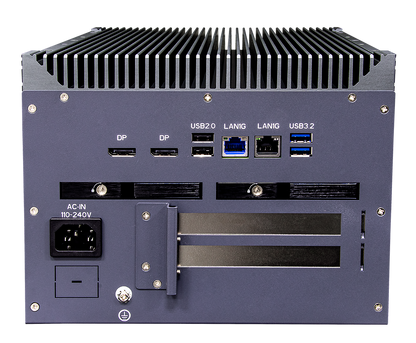 SCH4X2-AC: IEC-61850-3 ,IEEE-1613 Smart Energy Fanless Computer with 2 x PCIe Expansion, 2 x Hot Swappable SSD, AC Input 110~240V