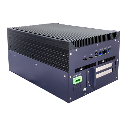 SCH3X2-DC: IEC-61850-3 ,IEEE-1613 Smart Energy Fanless Computer with 2 x PCIe Expansion, 2 x Hot Swappable SSD, DC Input 16~31V
