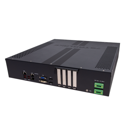 SCH400-AA: 2U 19" Smart Grid Fanless Rackmount  Server with 3 x PCIe Expansion, Redundant DC Input 9~36V, 4 x Swappable SSD support RAID 0/1/5/10