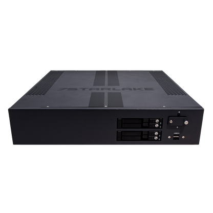 SCH400-AA: 2U 19" Smart Grid Fanless Rackmount  Server with 3 x PCIe Expansion, Redundant DC Input 9~36V, 4 x Swappable SSD support RAID 0/1/5/10
