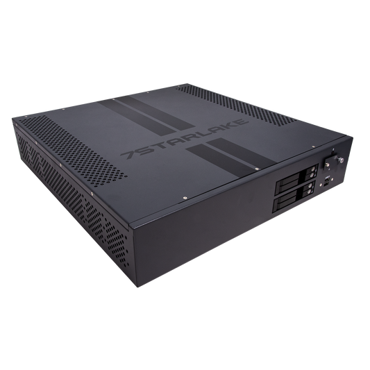 SCH400-AA: 2U 19" Smart Grid Fanless Rackmount  Server with 3 x PCIe Expansion, Redundant DC Input 9~36V, 4 x Swappable SSD support RAID 0/1/5/10