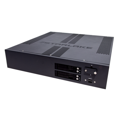SCH400-AA: 2U 19" Smart Grid Fanless Rackmount  Server with 3 x PCIe Expansion, Redundant DC Input 9~36V, 4 x Swappable SSD support RAID 0/1/5/10