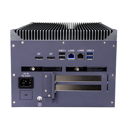 SCH4X2-AC: IEC-61850-3 ,IEEE-1613 Smart Energy Fanless Computer with 2 x PCIe Expansion, 2 x Hot Swappable SSD, AC Input 110~240V