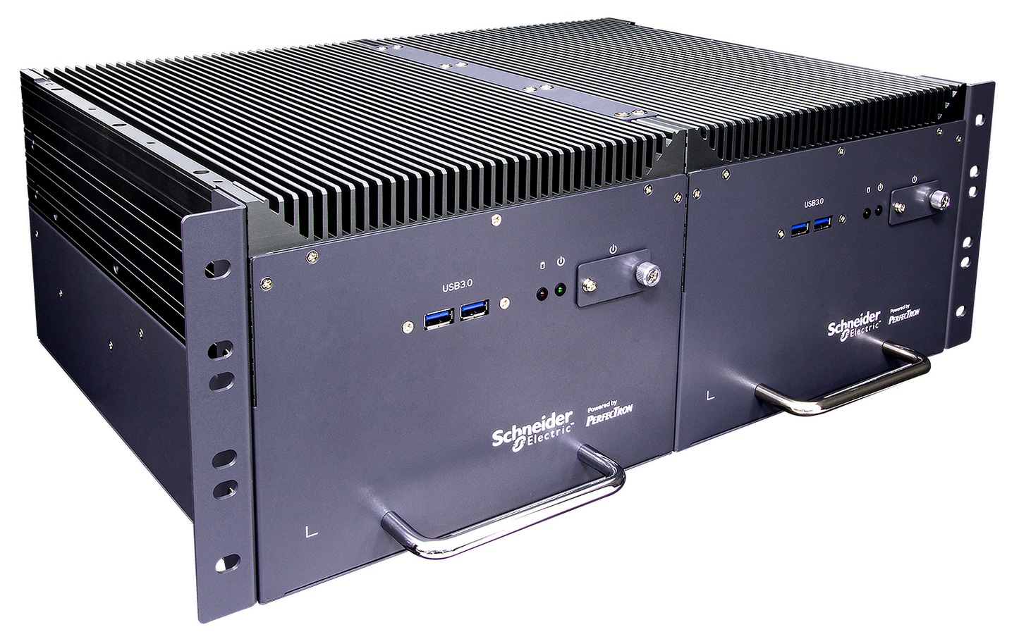 SCH4X2-RAC: IEC-61850-3 ,IEEE-1613 Smart Energy Fanless Computer with 2 x PCIe Expansion, 2 x Hot Swappable SSD, Redundant AC Input 110~240V