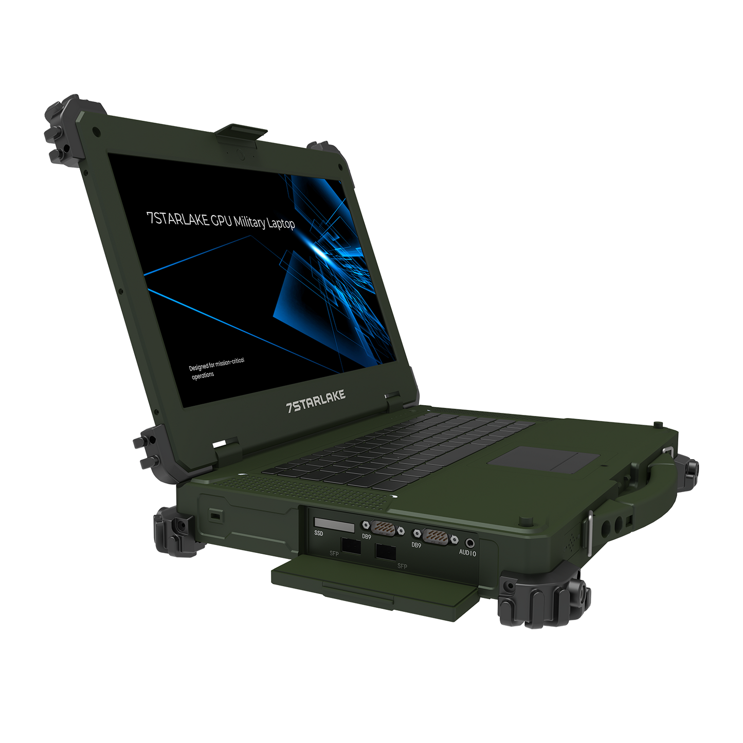X7-Max MIA10 Military Laptop | Core i5, Quadro A1000 GPU, Multi-touch Screen