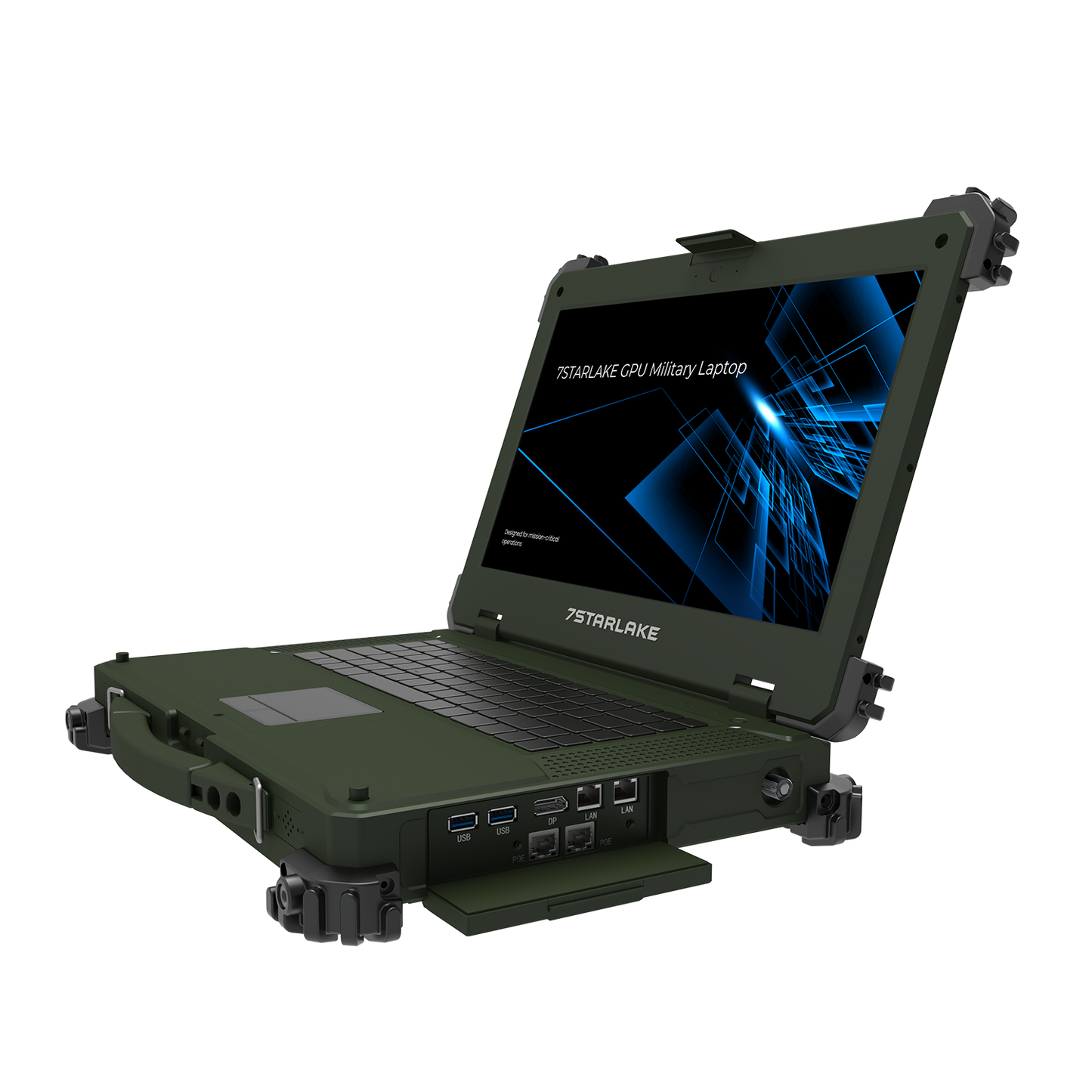 X7-Max MIA10 Military Laptop | Core i5, Quadro A1000 GPU, Multi-touch Screen