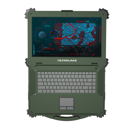 X7-Pro PIA50 Military Laptop | Core i7, RTX ADA 5000 GPU, Multi-Touch, MIL-38999 Connectors