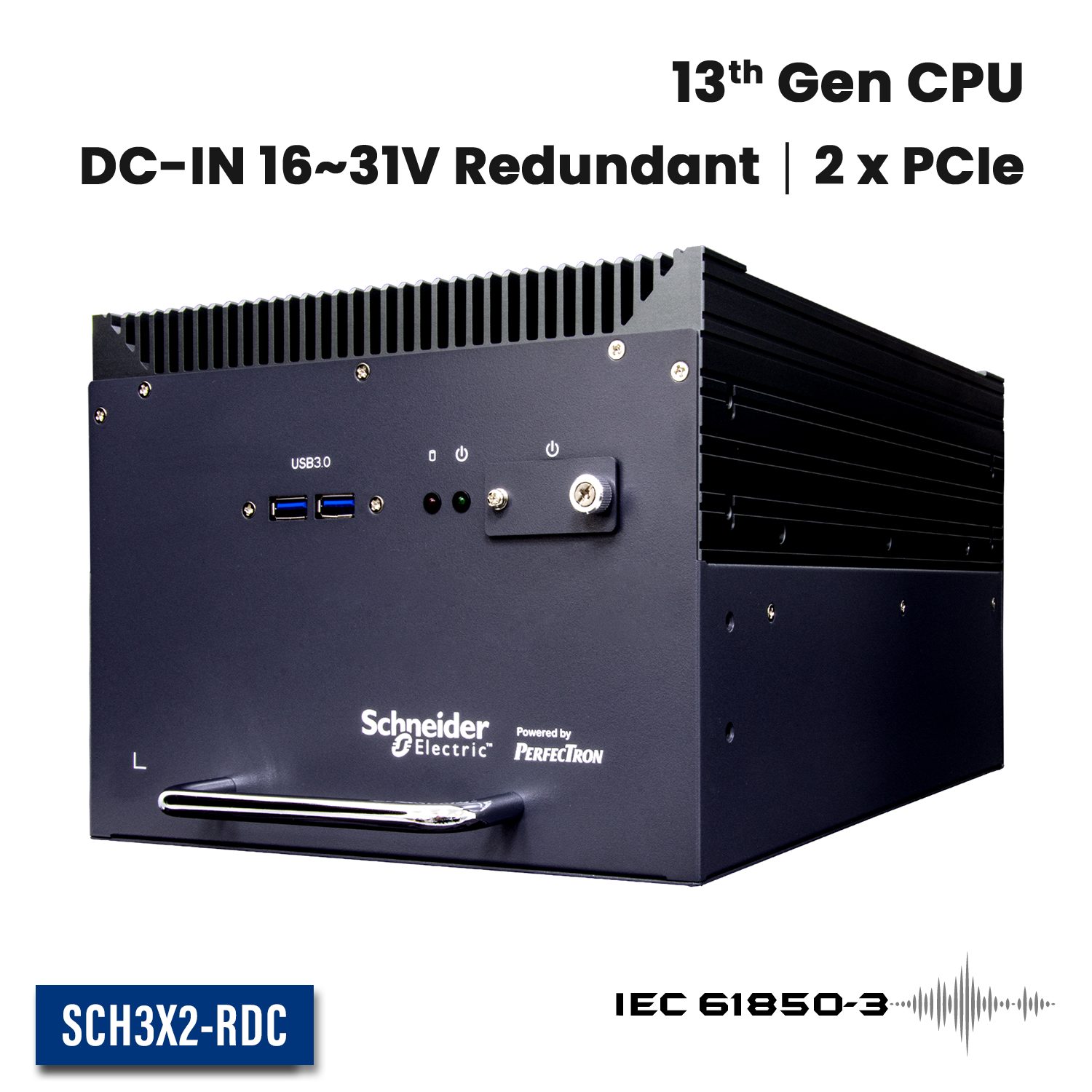 SCH3X2-RDC: IEC-61850-3 ,IEEE-1613 Smart Energy Fanless Computer with ...